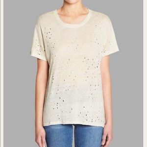 IRO SIJA linen tee- Beige